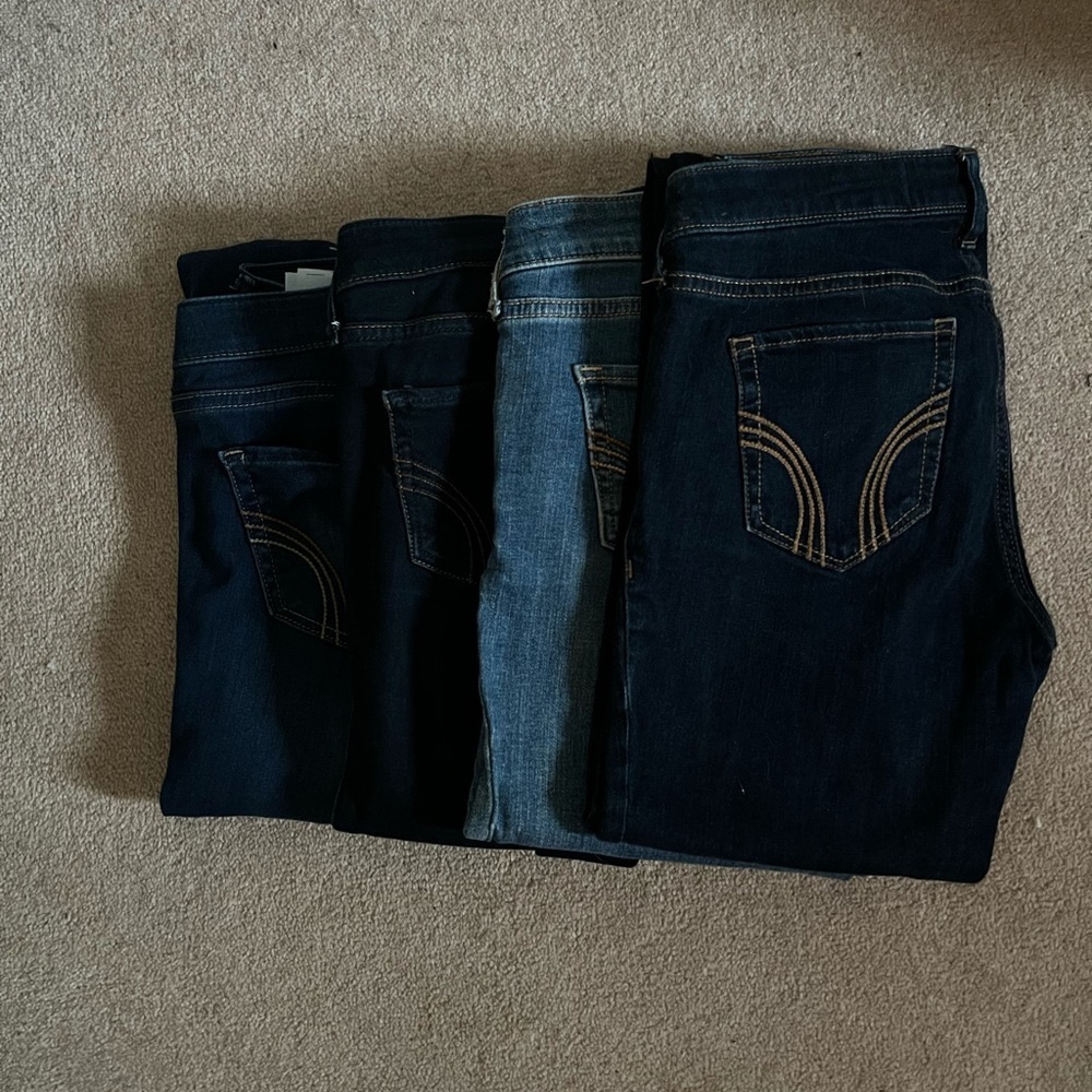 Bundle of 4 Hollister Jeans